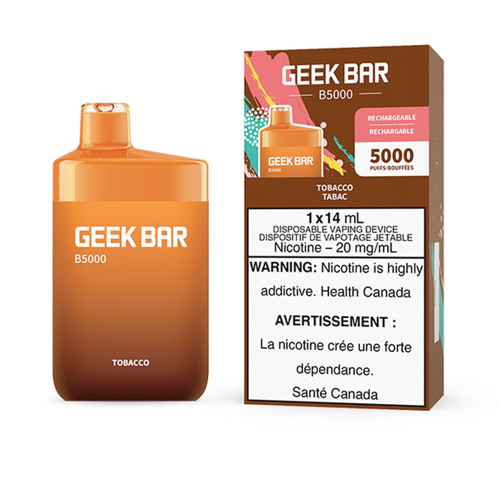 GEEK BAR 5000 - TOBACCO – Vape City