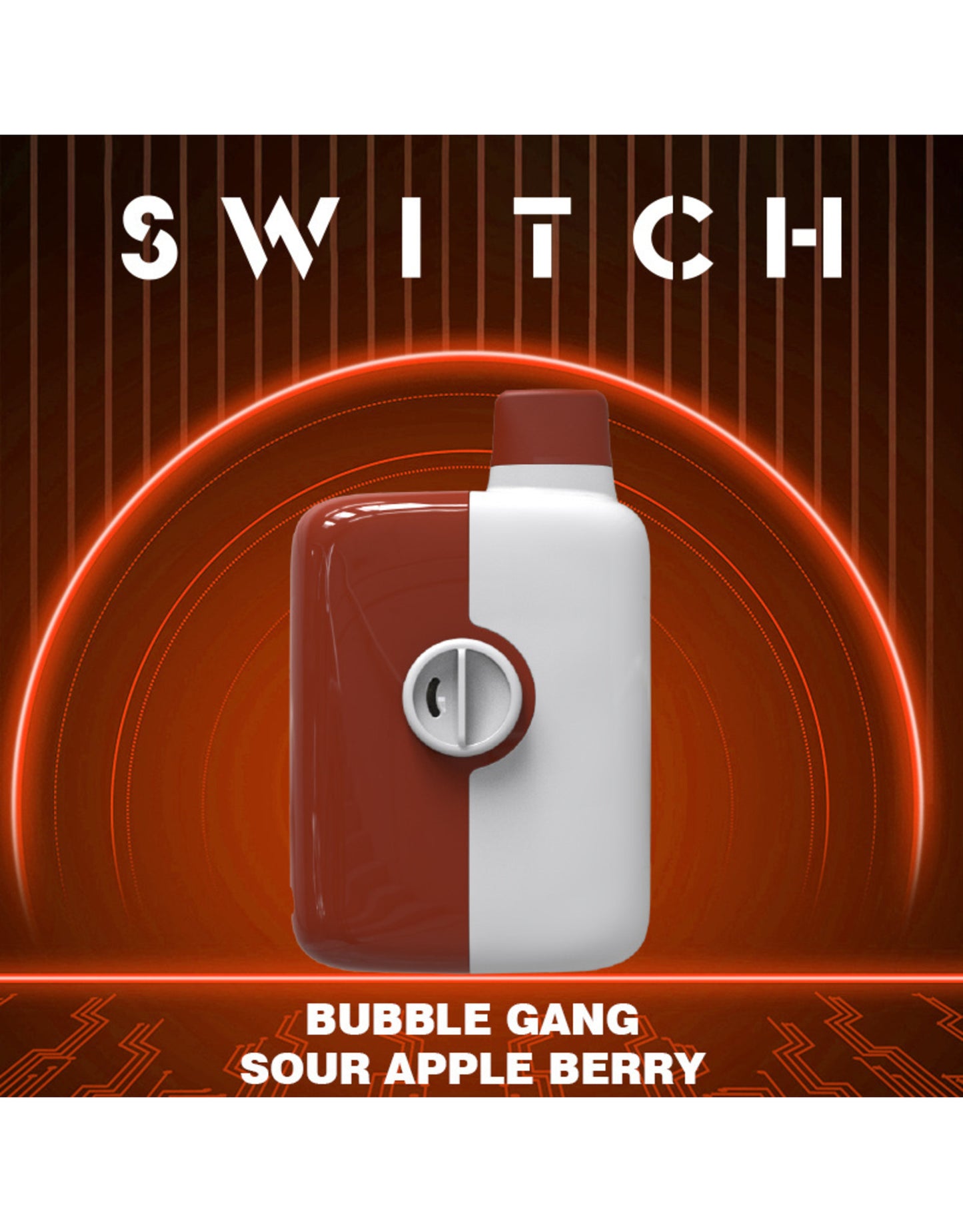 MR FOG SWITCH 5500 - BUBBLE GANG SOUR APPLE BERRY